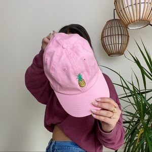 Cute pink pineapple hat
